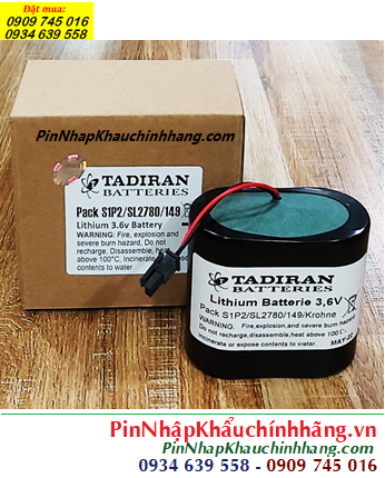 Pin TADIRAN 1SP2/SL2780/149/Krohne Pin nuôi nguồn lithium 3.6v chính hãng, Xuất xứ Israel